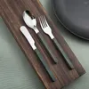 Dinnerware Sets Chinese Style Kitchen Stainless Steel Tableware Flatware Cutlery Knives Forks Spoons Set El Home Steak Knife Dessert Spoon