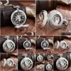 Pocket Watches Retro Vintage Hollow the Hunger Games Mockingjay Mockingbird Quartz Watch Necklace Chain Fashion Sier Relo de Bolso Dro DHF7R