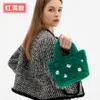 Lamb Wool Bag Women's Simple Teddy Wool Handbag Small Plush Chain One Shoulder Crossbody Bag 230831