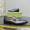 Luxury marron Nouveaux hommes noirs Chaussures en cuir à talons hauts mocassins Designer robe pointée mariage formel grande taille 46