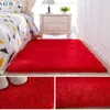 Teppiche Verdickter gewaschener Seidenhaar-Rutschfester Teppich Wohnzimmer Couchtisch Decke Schlafzimmer Nachttischmatte Yoga-Teppiche einfarbiger Plüsch 230831