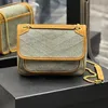 Niki bebek zincir çanta kırışmış deri lüks el çantası omuz çantası marka y şeklindeki tasarım bayanlar metal siyah clamshell messenger crossbody zincir çantaları klasik tote