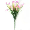 Dekorative Blumen, 34 cm, künstlicher Pflanzenstrauß, Calla-Lilie, gefälscht, für Inneneinrichtung, Heimdekoration, Garten, Hochzeitsdekoration, Blumenarrangement im Freien