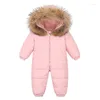 Donsjas Babykleding Winter 90% Witte Eend Jas Voor Meisje Jongen Bovenkleding Sneeuwkleding Kinderkleding Baby Overjas Snowsuit Park