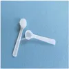 0 5g gram 1ML Plastic Scoop PP Spoon Measuring Tool for Liquid medical milk powder - 200pcs lot OP1002219e