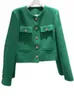 女性用ジャケットHMA韓国シックな女性ツイードベーシックジャケットコート女性衣料品スタイルウールアウター230831