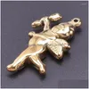 Charmes 5-10pcs Cupidon Charme Coeur Amant Ange Pendentif En Acier Inoxydable Amour Dieu Flèche Pour La Fabrication De Bijoux Bricolage À La Main Trouver Goutte Deliv Dhnqp