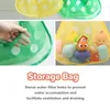 Baby Bath Toys Cute Duck Frog Mesh Net Toy Storage Bag Strong Suction Cups Bath Game Bag Bathroom Organizer Water Toys for Kids