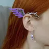 Ear Cuff Gothic Elf Halloween Cosplay Dragon Butterfly Clip Retro Punk Hip Hop Joyería Pendientes de regalo 230830