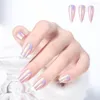 Falska naglar falska miljövänliga nagelplåster med lång stil för kvinna enkel applikation bred användning kvinnors gåva