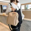 Factory sales women shoulder bag 4 colors simple Joker solid color embossed leather leisure backpack large capacity double zipper fashion travel backpacks 22095#