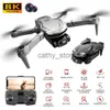 محاكاة V88 5G DRON RC 5000M 8K HD كاميرا مزدوجة الكاميرا المهنية تجنب التصوير الجوي GPS التدفق البصري Quadcopter X0831 X0901