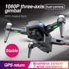 RG106 5G Drone GPS profesional sin escobillas Cámara cardán mecánica de tres ejes Transmisión de imagen de 1 KM Evitación de obstáculos de 360 'Vuelo de retorno con una sola tecla