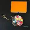 Designer Womens Key Wallets Ladies Coin Purses Keychain Wallets With Keyring Women and Men Totes Bags Keyring Charms Pendant