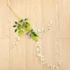 Dekorativa blommor Silk Wisteria Artificial Hanging Garland Slå Fake Vine Wedding Party Home Garden Outdoor Office Wall Decor