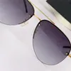 Yeni Moda Tasarımı Pilot Güneş Gözlüğü 11m Metal Yarım Çerçeve Rimless Lens Klasik Basit ve Popüler Stil Açık UV400 Koruma Gözlükleri