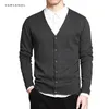 メンズセーターVarsnaol Brand Seater Men vneck Solid Slim Fit Cardigan Male Aututn Fashion Casual Tops S 230830