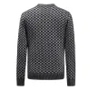 Men's Sweaters Knit Sweater Crew Neck Long Sleeve Mens Fashion Designer Letters Printing Autumn Winter Clothes Slim Fit Pullovers Men Street Wear Tops M-3XL #Q7
