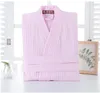 Women's Sleepwear Couple El Pure Cotton Bathrobe Men And Women Nightgown Robe Loose Casual Home Clothes Lounge Lover Negligee