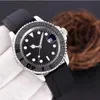 Luxury Men's Watch Yacht Blue Dial 40mm Sapphire Glass Förstorat kalender 904L Rostfritt stål Automatisk mekanisk klocka Montre de Luxe Watch Factory