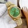 Diseñador de marca Reloj para hombre Moda Día Fecha Relojes de pulsera mecánicos automáticos Reloj de lujo Fecha de cuero Movimiento de fase lunar Hombres Mujeres Relojes