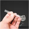 Smoking Pipes Clear Glass Pipe Oil Nail Burning Jumbo Pyrex Burner Concentrate Thick Transparent Great Drop Delivery Home Garden House Dh9R2