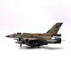 Aeronave Modle F16 Avião modelo de brinquedo 1 72 Escala Israel F-16I Sufa Fighter Modelo Diecast Alloy Avião Modelo de brinquedo estático para coleção 230830