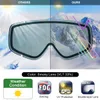 Kayak Goggles Findway Erkek Kadın Antifog Silindirik Kar UV Koruma Snowboard Yetişkin 230927