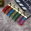 Multi Colors Keychain Designer Mens Luxury Car Key Rings Womens Bag Pendant Keychains Handmade Fashion Metal Key Chain Double Letters Keys Buckle