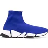 2023 Designer Luxurys Sock Buty Speed ​​Trener Buty dla mężczyzn dla mężczyzn damski przezroczni czarny biały czerwony niebieski beżowy koronkowy koronkowy Mid Neon Yellow Mens Sports Sneakers Tennis