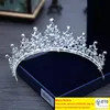 Barrettes en strass Coiffes de mariage Bijoux Tiara Cristal Diademas Princesse Couronne Coiffe pour robe Accessoires de mariée en gros ZZ