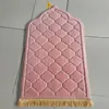 Thicken Flannel Soft Muslim Prayer Rug Non-slip Islamic Turkish Worship Embossed Carpet Portable Prayer Mat Great Ramadan Gifts HKD230829