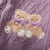 Pullover Maglione per bambini Girocollo Ragazzi Ragazze Camicia elastica lavorata a maglia Baby Autunno Cartoon Underlay modello orso top 230830