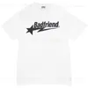 Herrt-shirts y2k säljer ny badfriend hip-hop brev tryck överdimensionerad t-shirt manlig harajuku gotisk casual kortärmad gatukläder T230831
