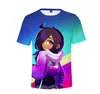 الرجال tirts Aphmau merch 3d print rem women men boys girls kids summer fashion o-neck short shore short