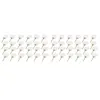 Other Home Decor 48Pcs/Lot White Paddle Fan For Decoration Drop Delivery