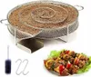 Tools Circular Sawdust Smoking Room Cold Smoke Generator Coal-fired Barbecue Outdoor Cooking And Kitchen