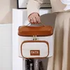 Ny Lingge Massive Makeup Bag Travel Smycken förvaringsväska Makeup Wash Bag Light Luxury Makeup Bag 230831