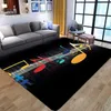 Artistic Musical Piano 3D Print Carpets for Living room Bedroom Decor Bedside Sofa Area Rugs Soft Flannel Home kitchen Floor Mat HKD230829