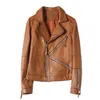 Sungtin Vrouwen Losse Pu Leren Jas Zwart Zacht Kunstleer Jas Straat Moto Biker Leren Jas Dame Casual Bovenkleding 2dssww