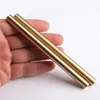 Mirror Type Brass Signature Pen Creative Handmade Neutral Metal Water - Based Business Gift With Cloth Bag