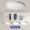 Lámpara de techo ultra delgada lámpara LED para luces de techo de dormitorio con luces LED de control remoto para la sala de estar de la habitación