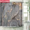 Duschgardiner abstrakt marmor duschgardin spricka guldstruktur lyxiga stenkorn badrum gardiner toalett täckning och badmatta icke-halkmatta 230831