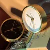 Tafelklokken Kleine metalen klok Europese woondecoratie Nachtkastje Alarm Bureauhorloge Vintage Retro Kinderkamer