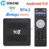 TOP BOX TOX3 AMLOGIC S905X4 4GB 32GB TV Kutusu Android 11 WiFi 1000m BT 4K Medya Oyuncu Desteği Dolby Atmos AV1 DLNA 230831