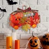 Kwiaty dekoracyjne 2 szt. Metalowy drut kwiatowy wieniec rama DIY Projekt rzemieślniczy Halloween Decor Metallic Line Iron Święto Dziękczynienia Upadek