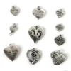 Charms Nouveau 117pcs mixte tibétain argent plaqué coeur amour charme pendentif déclaration fabrication de bijoux bricolage bijoux faits à la main mélange lots goutte del dhvwd