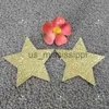 Breast Pad NOTCC 10 Pairs Shiny Gold Star Nipple Cover for Womem Disposable Chest Stickers Female Glitter Invisible Breast Pasties x0831