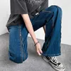 2022 venda quente casual homens jeans fino ajuste hip hop denim jeans dos homens de alta qualidade primavera outono estilo coreano zíper jeans hkd230829