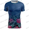 Men's T Shirts Summer Tropical Shirt Men Outdoor Tech Tee Clothing Training Tops Downhill Jersey Running Sportswear